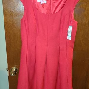 9&Co red dress size 16 NWT